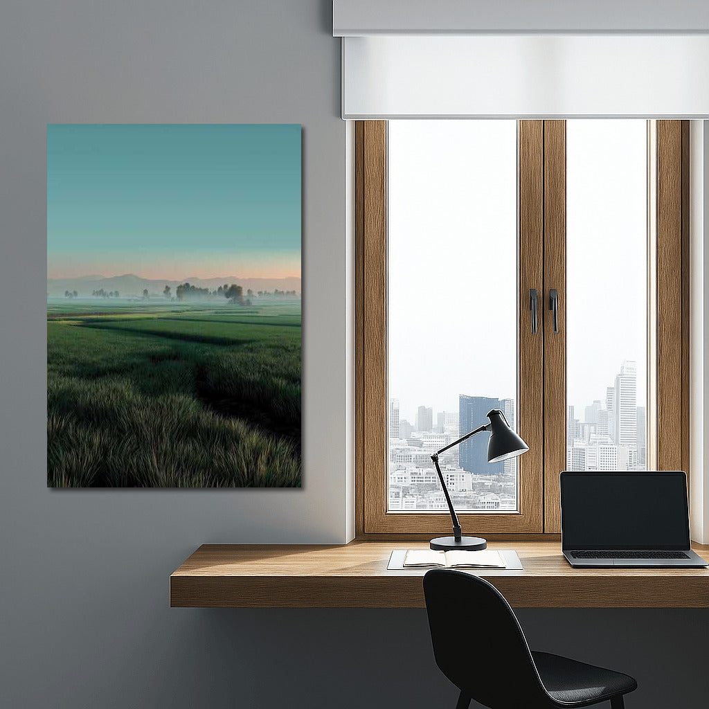 Peaceful Countryside Fields: Natural Landscapes and Plains