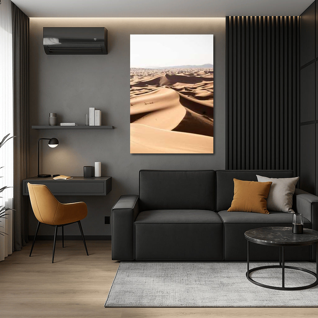 Eternal Sand Lines: Desert Landscape