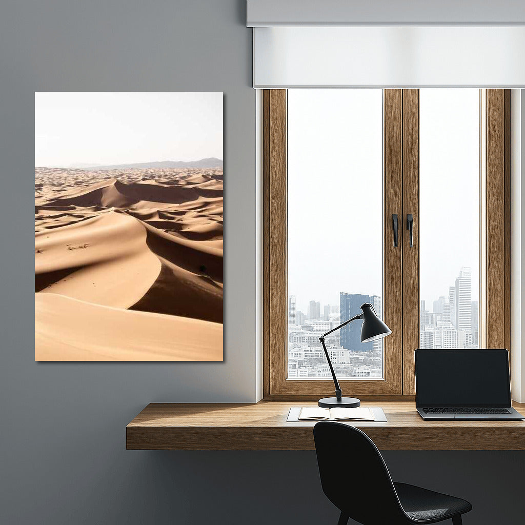 Eternal Sand Lines: Desert Landscape