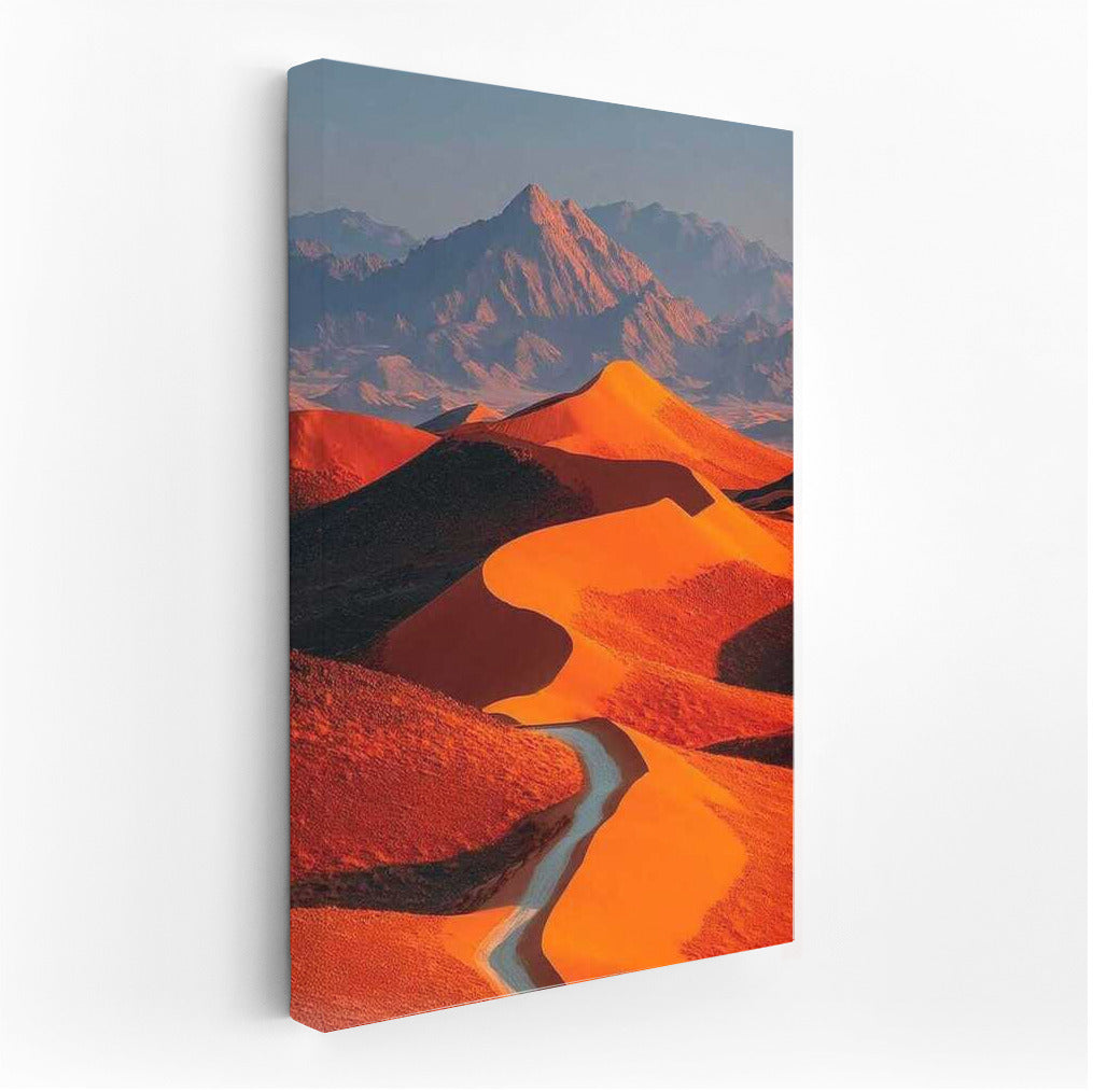 The Merging of Dunes and Sky: Desert Landscapes