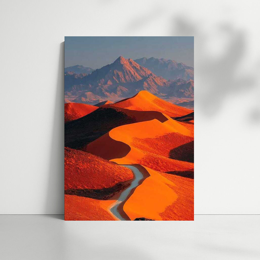 The Merging of Dunes and Sky: Desert Landscapes