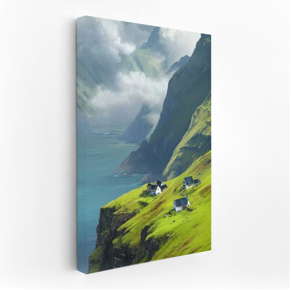 The Grandeur of Nature: View from the Cliff to the Seascape
