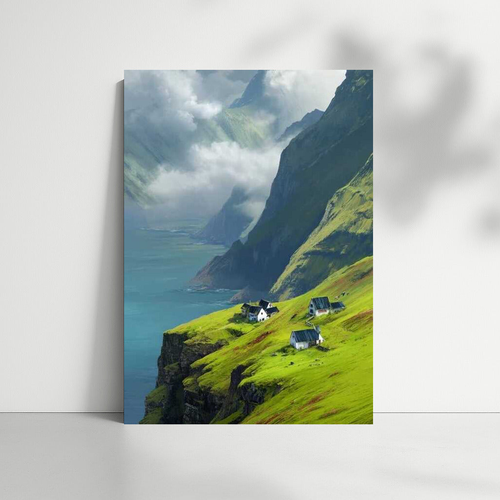 The Grandeur of Nature: View from the Cliff to the Seascape