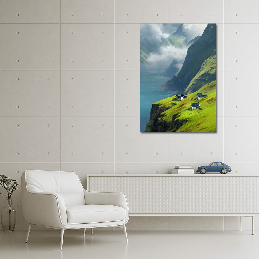 The Grandeur of Nature: View from the Cliff to the Seascape