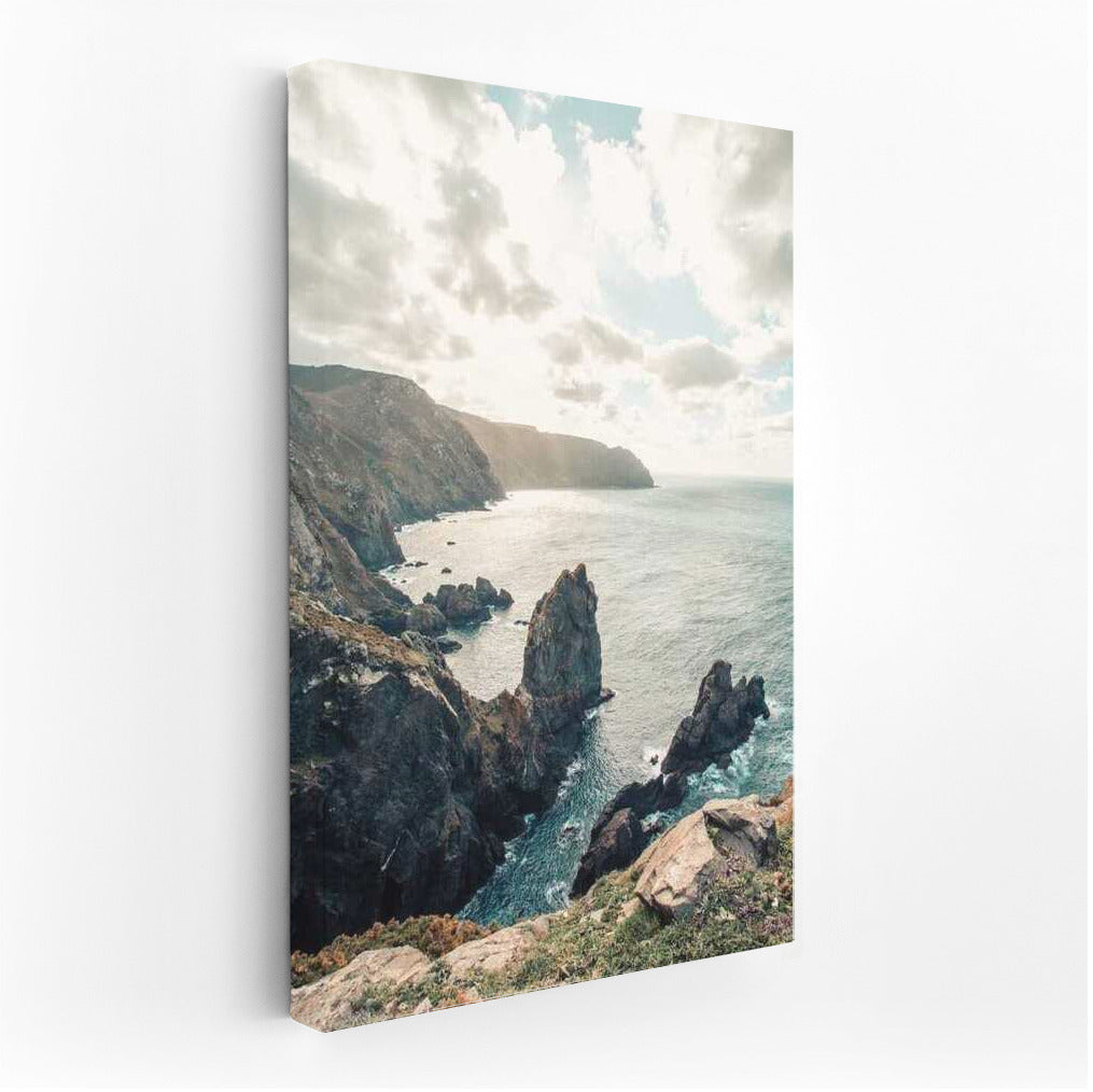 Grandeur of the Coast: Natural Scenery and View from the Cliff