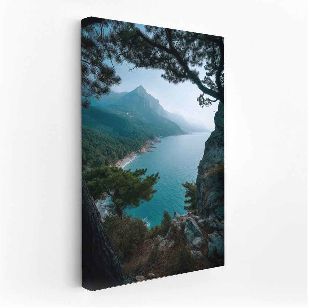 Harmony of the Mountain Coast: The Grandeur of Nature and the Serenity of the Slopes