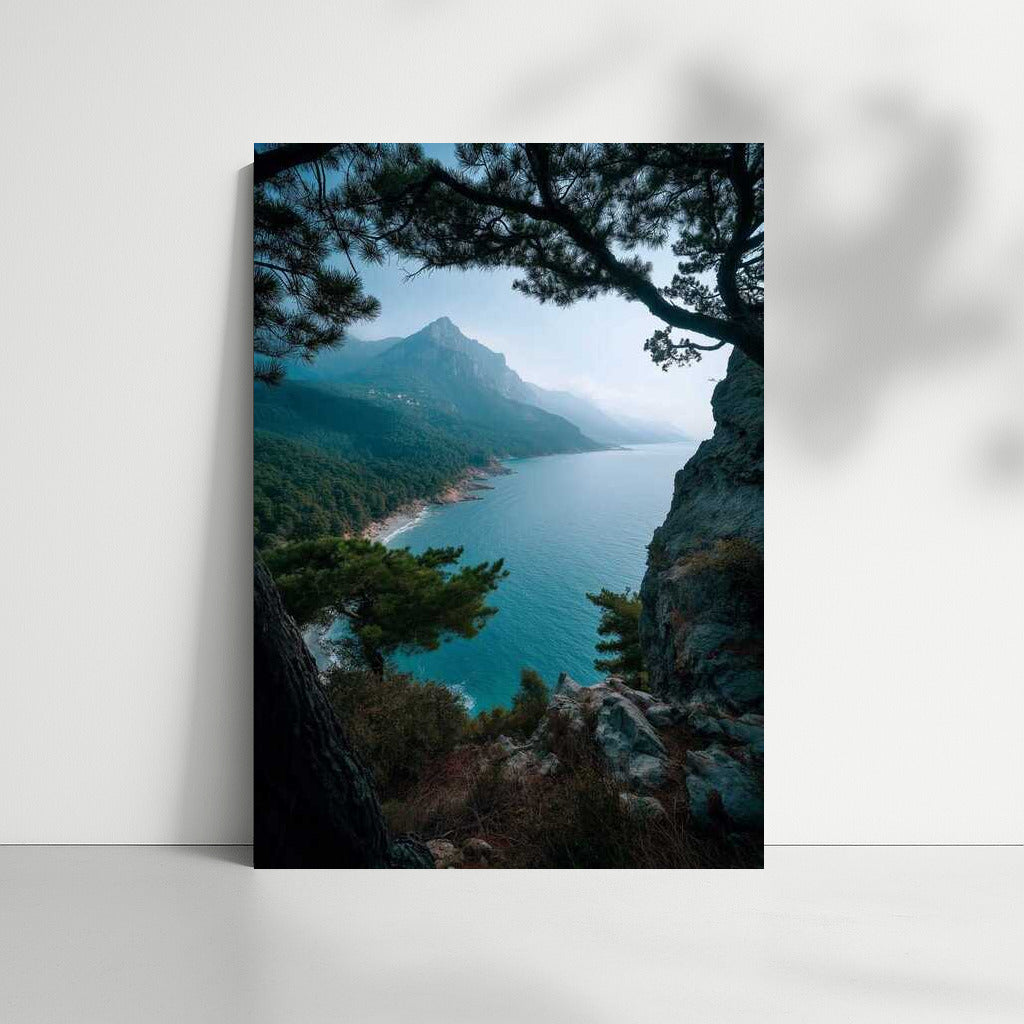 Harmony of the Mountain Coast: The Grandeur of Nature and the Serenity of the Slopes