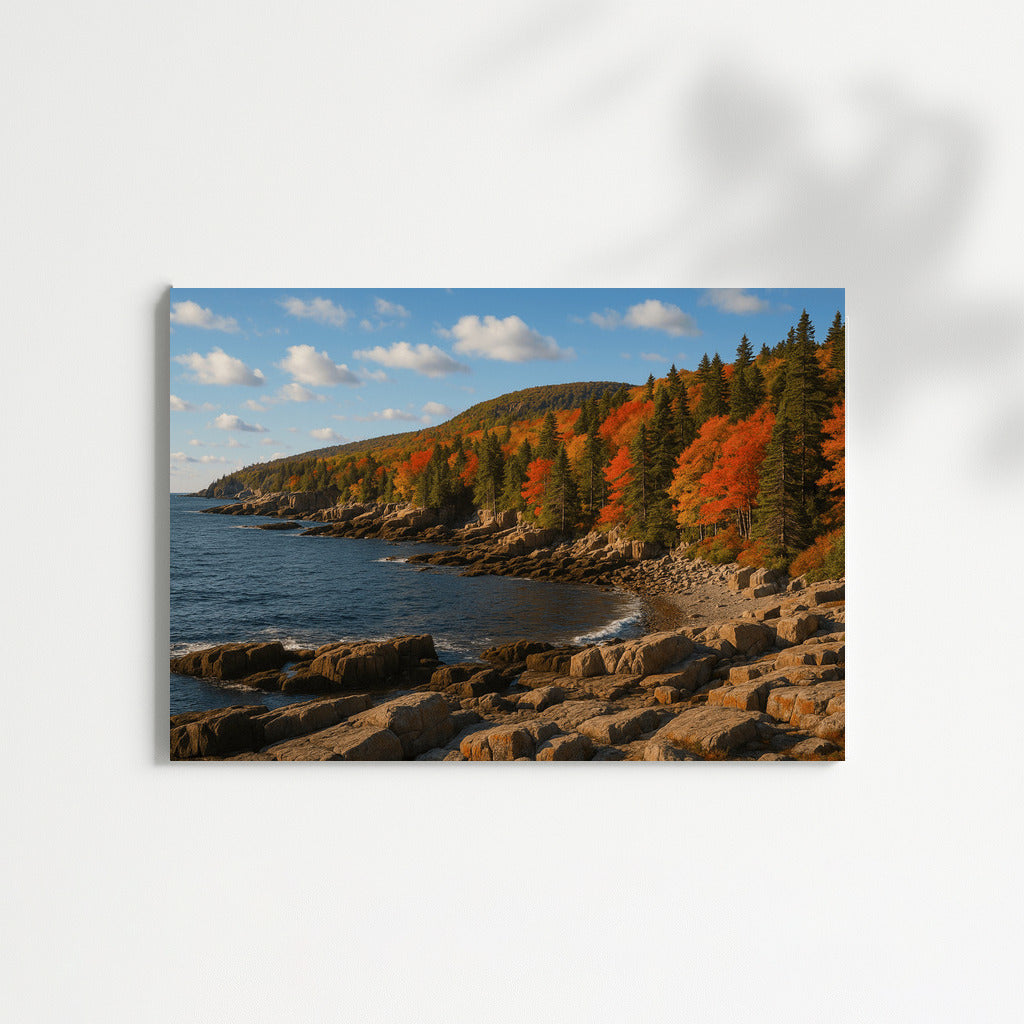 Autumn Splendor Acadia National Park Maine: Natural Scenery of National Parks