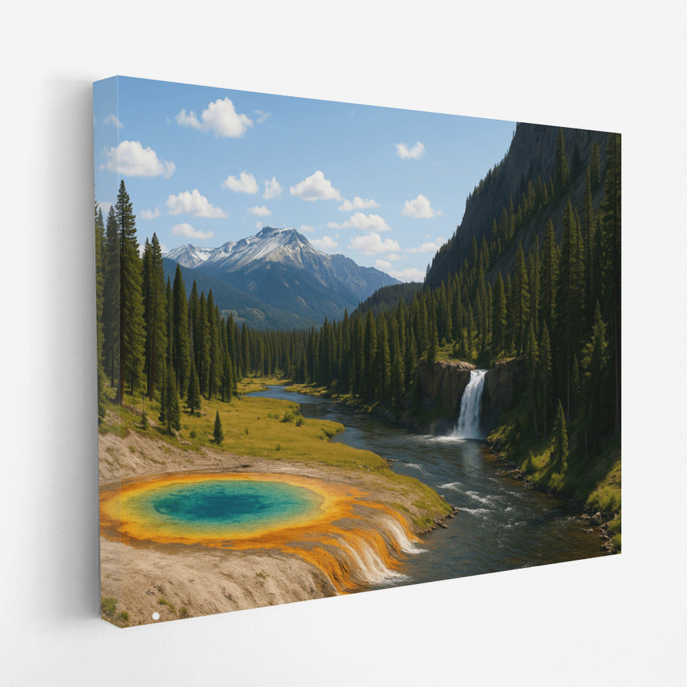 Nature's Majesty: Landscapes of Yellowstone National Park in Wyoming, Montana and Idaho