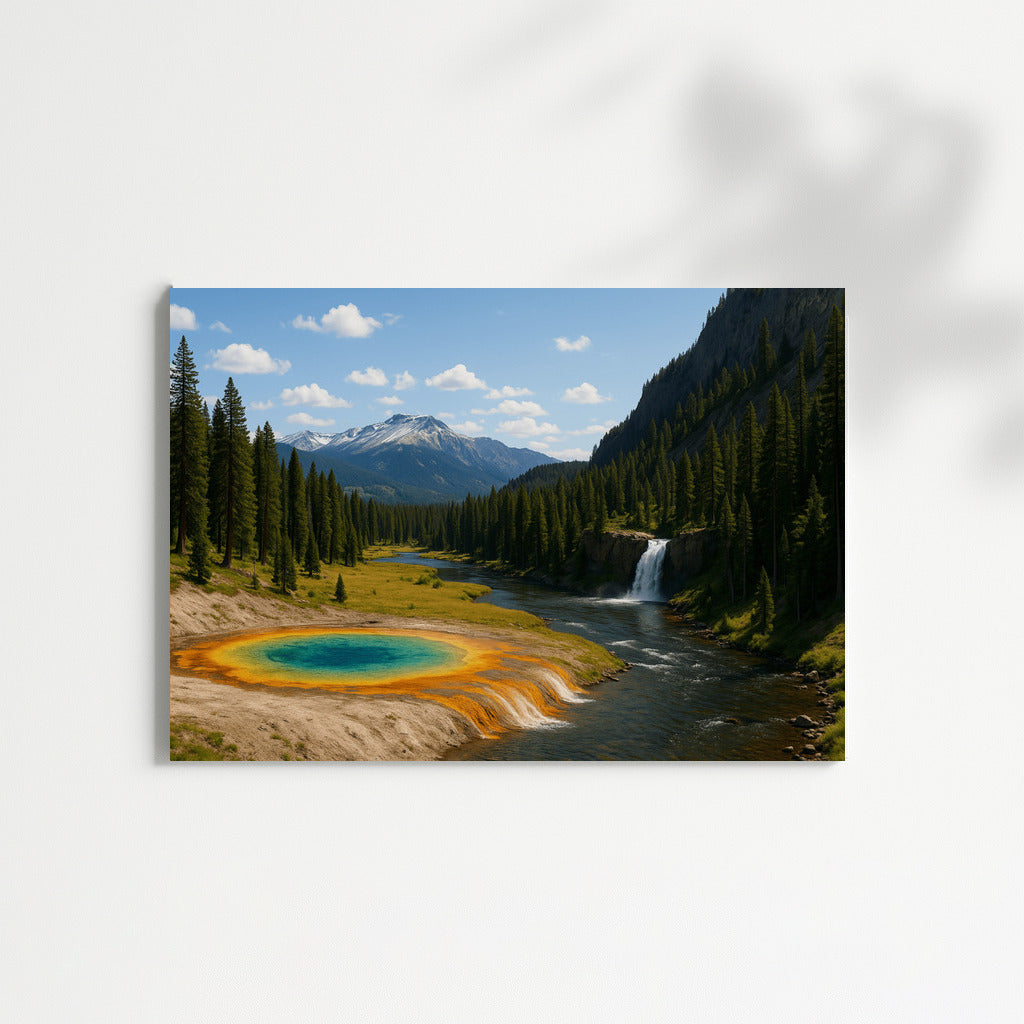 Nature's Majesty: Landscapes of Yellowstone National Park in Wyoming, Montana and Idaho