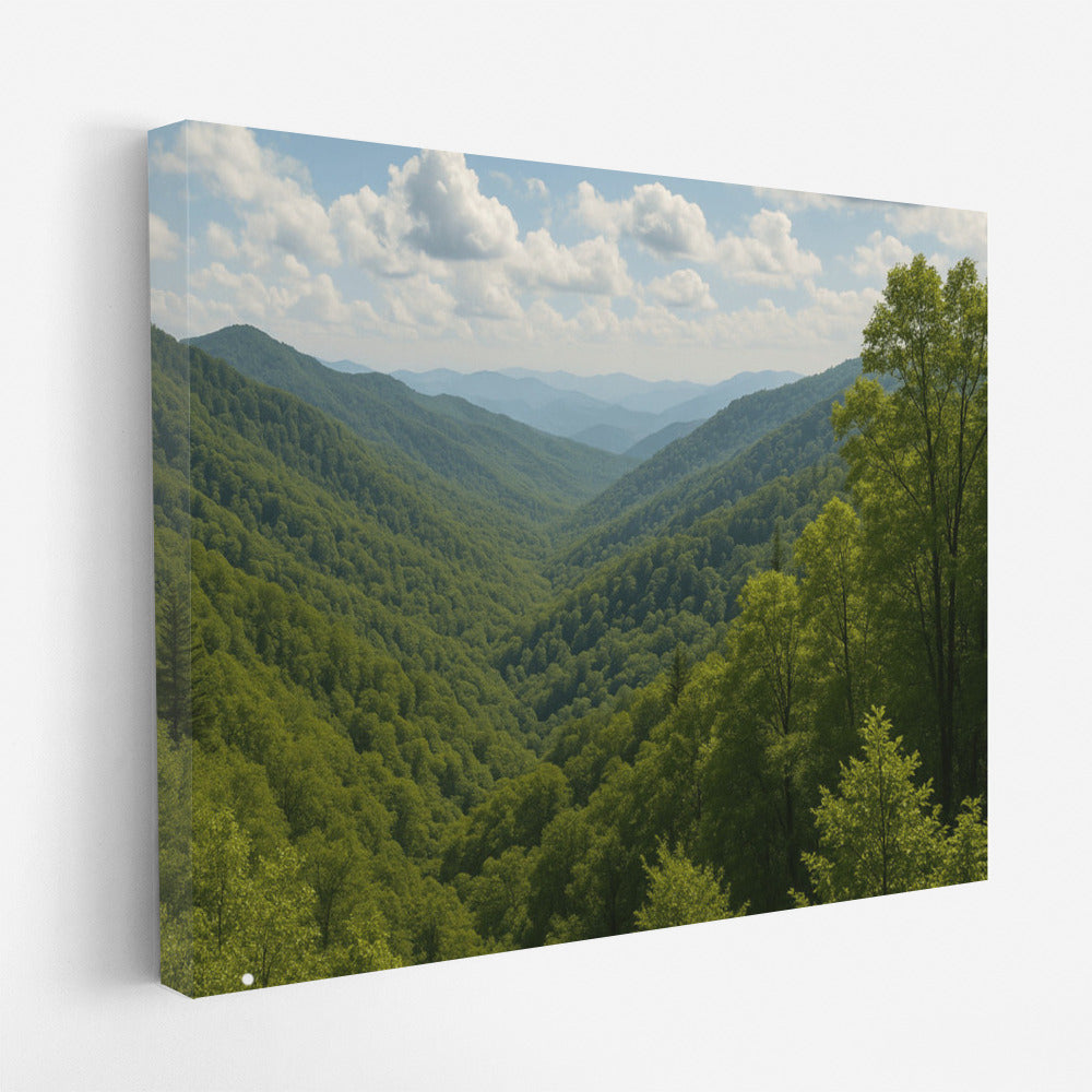 Nature's Majesty: Landscapes of the Great Smoky Mountains National Park between Tennessee and North Carolina