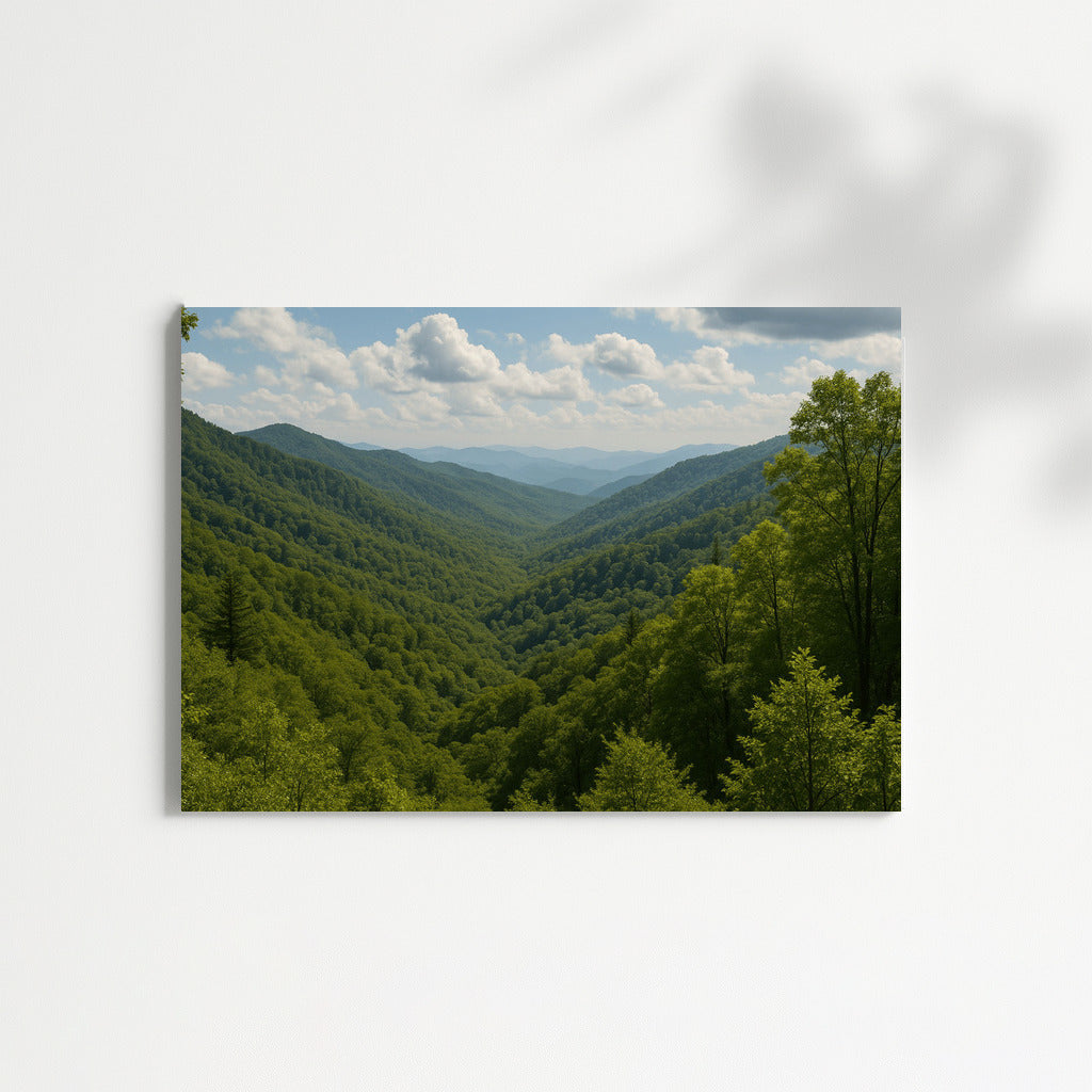 Nature's Majesty: Landscapes of the Great Smoky Mountains National Park between Tennessee and North Carolina