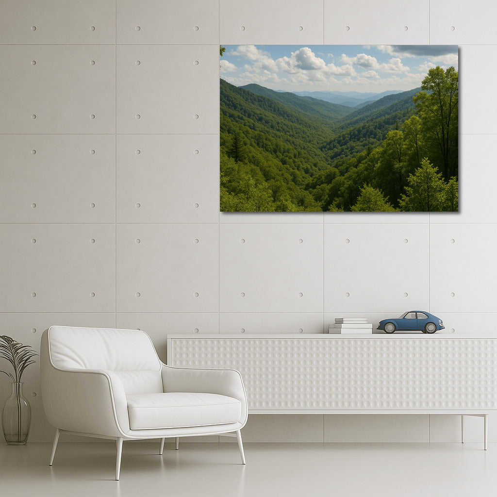 Nature's Majesty: Landscapes of the Great Smoky Mountains National Park between Tennessee and North Carolina
