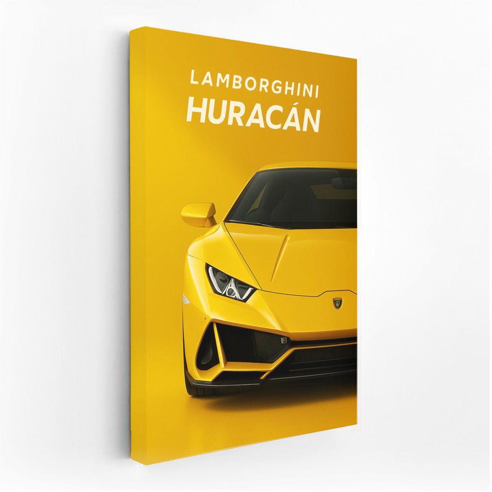 Speed and Boldness: Yellow Lamborghini Huracan