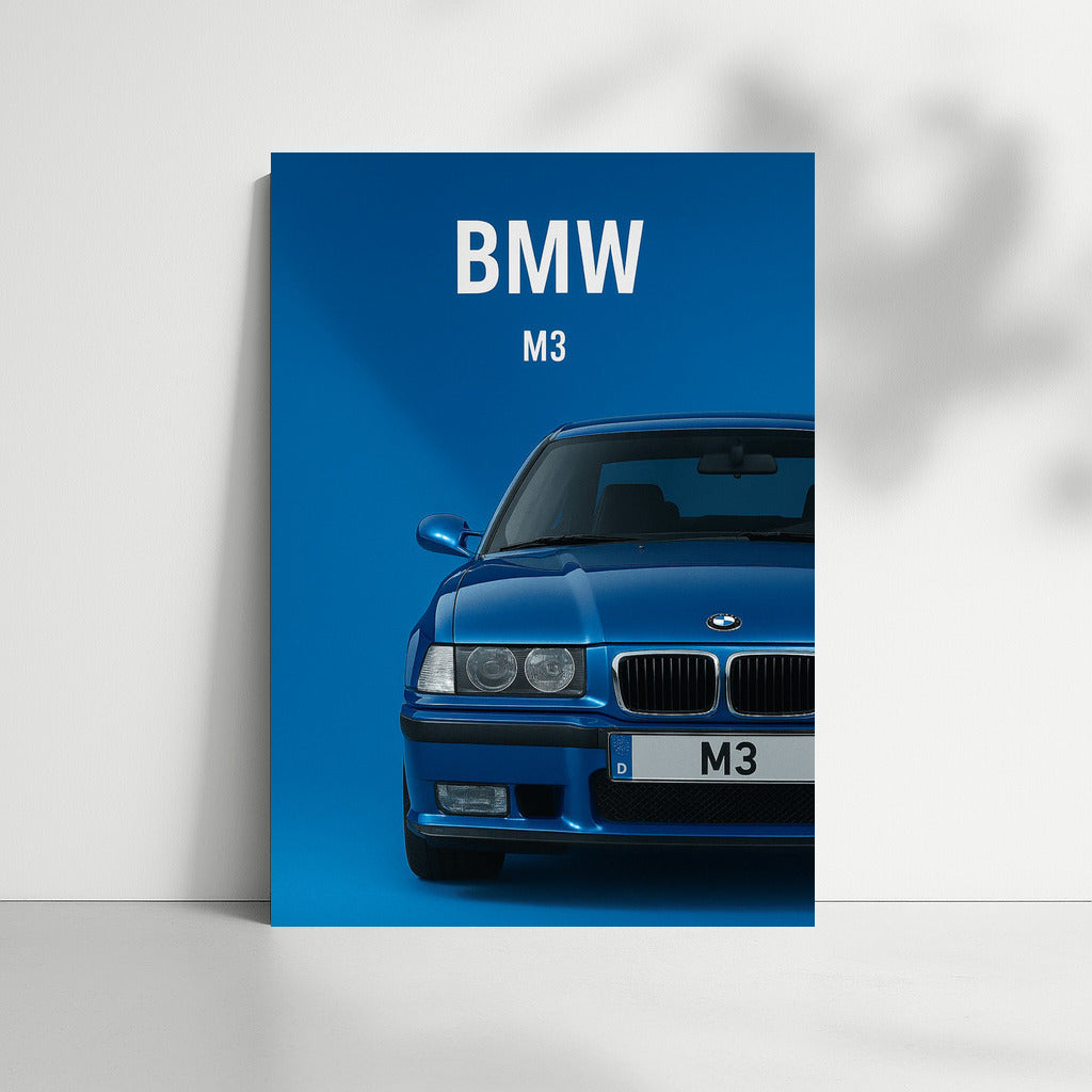 Legendary BMW M3 E36 in Blue: Speed and Elegance