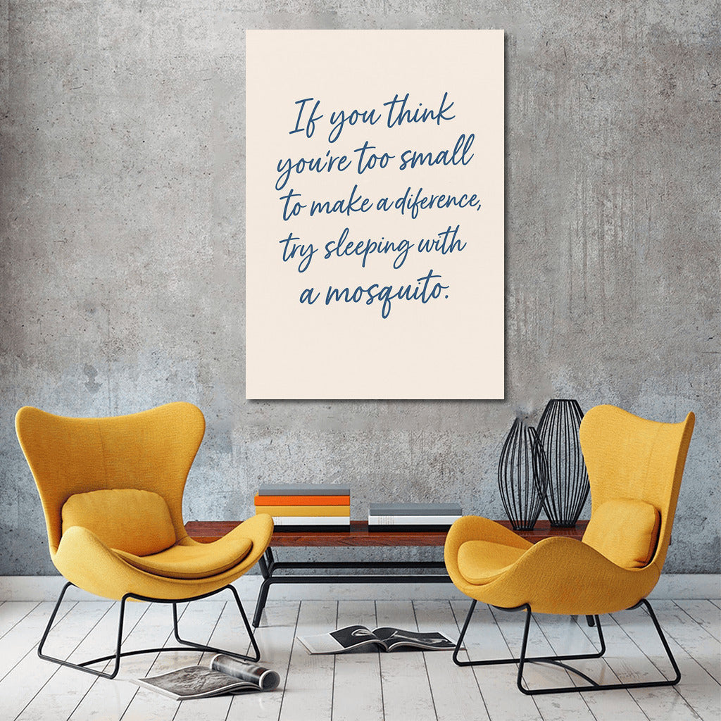 Little Mosquito: Funny Inspirational Quote About Influence