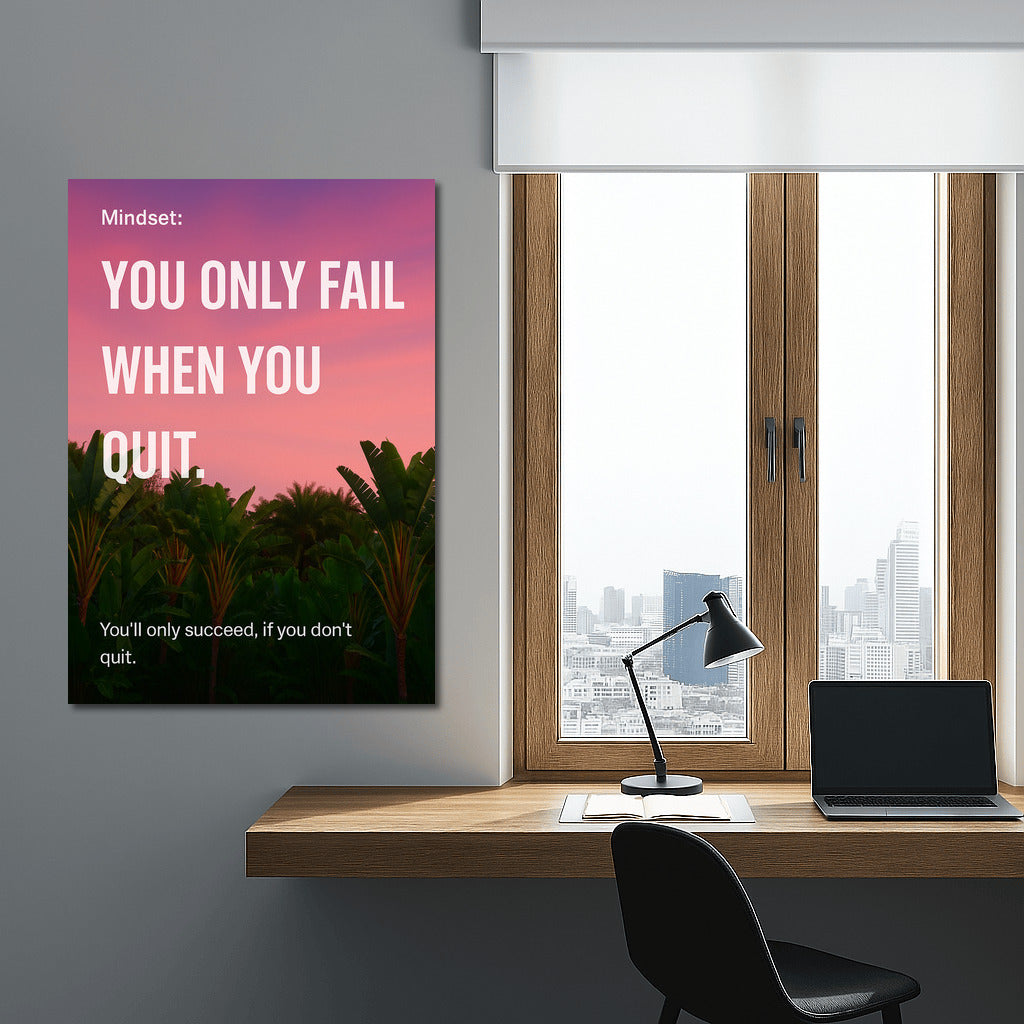Sunset of Success: Never Give Up