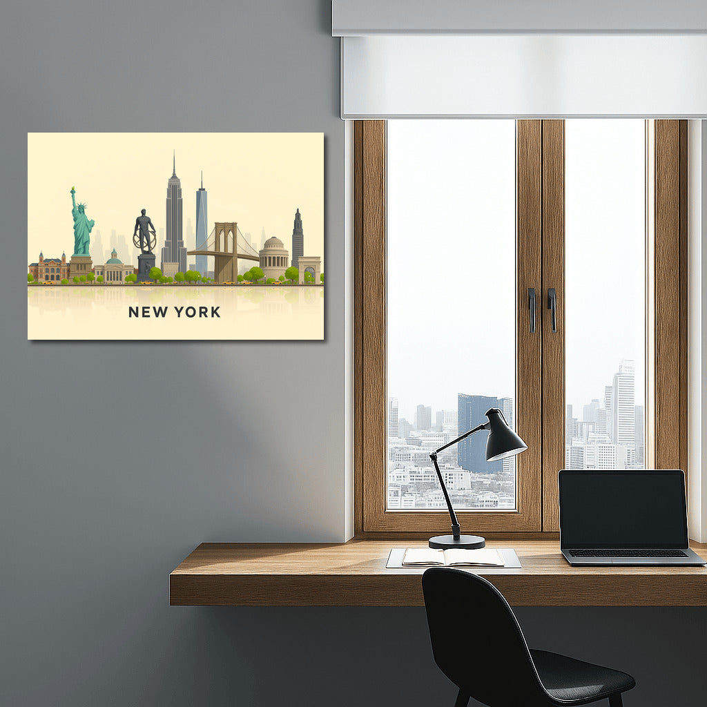 New York: The Grandeur of Skyscrapers and Freedom