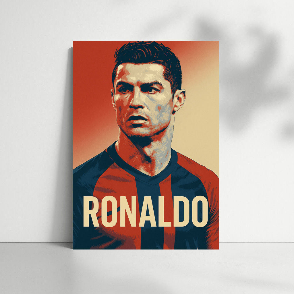 Pop Art Energy: Legendary Ronaldo in the World of Football