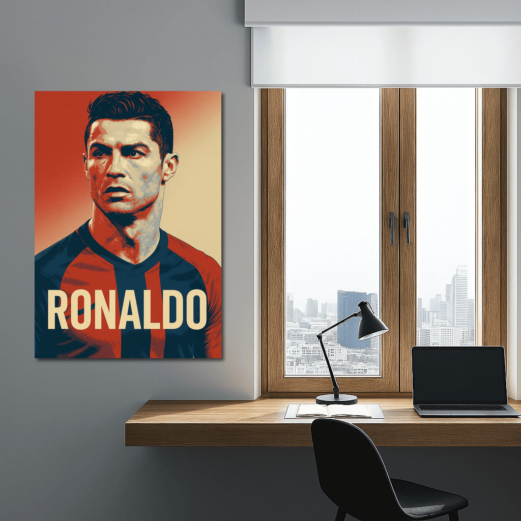 Pop Art Energy: Legendary Ronaldo in the World of Football