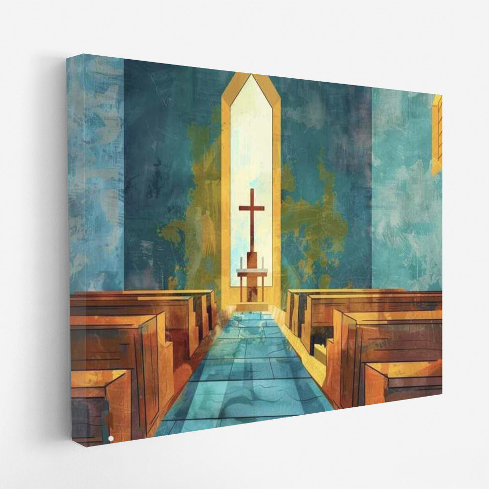 Silence of the Temple: Abstract Spiritual Space