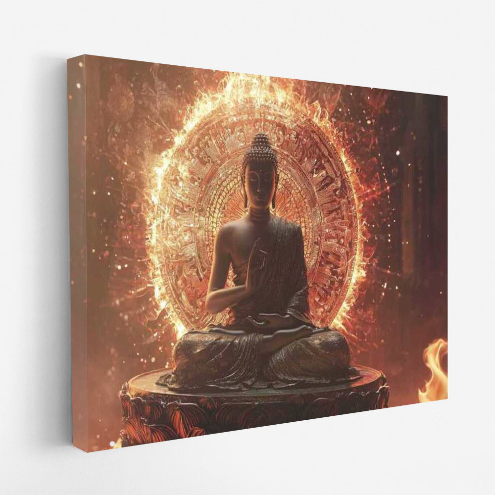 Spiritual Flame of Wisdom: Buddha in the Interior