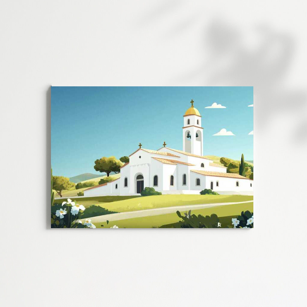 Light and Peace: Cartoon Church for Peace and Harmony