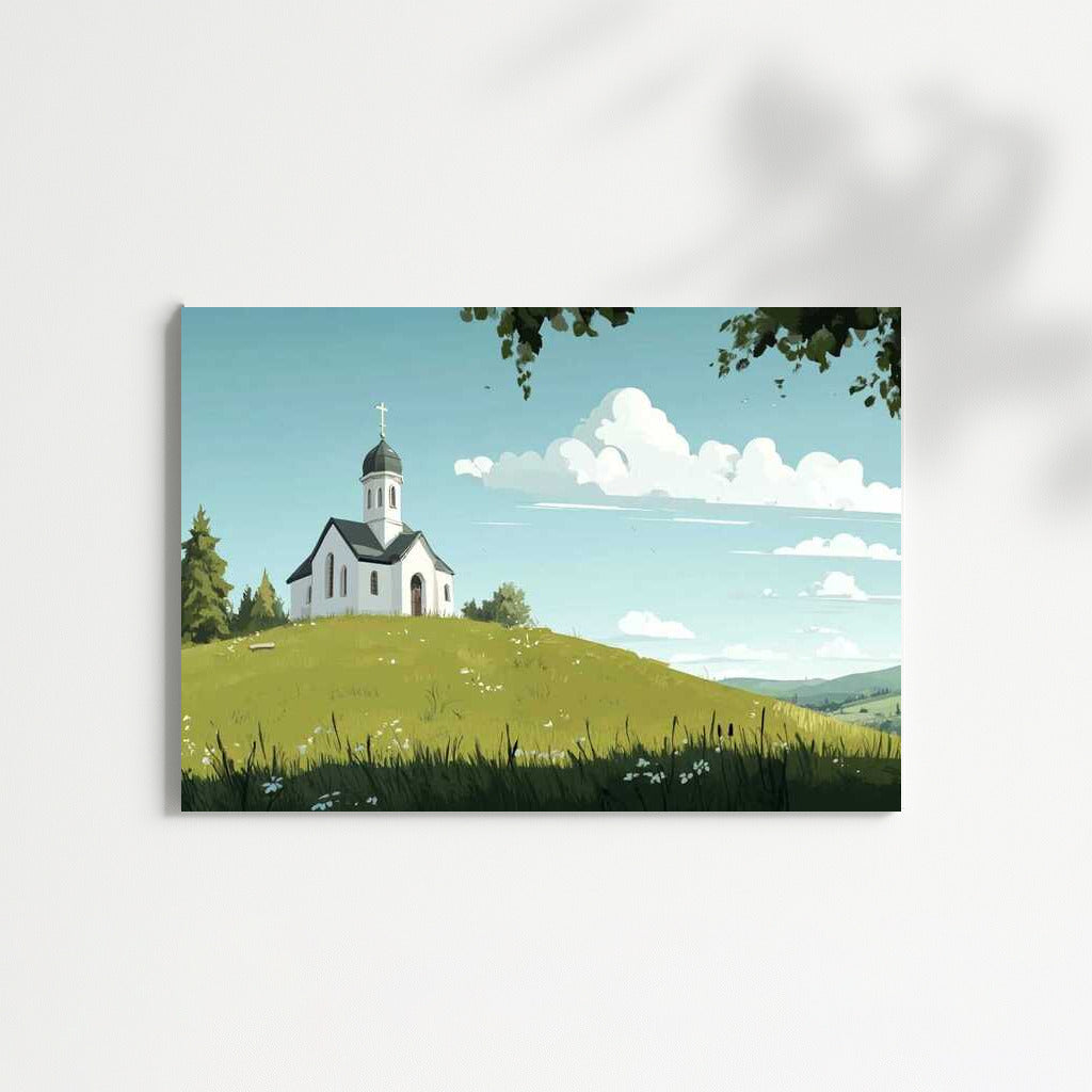 Cartoon Church: Comfort and Tranquility