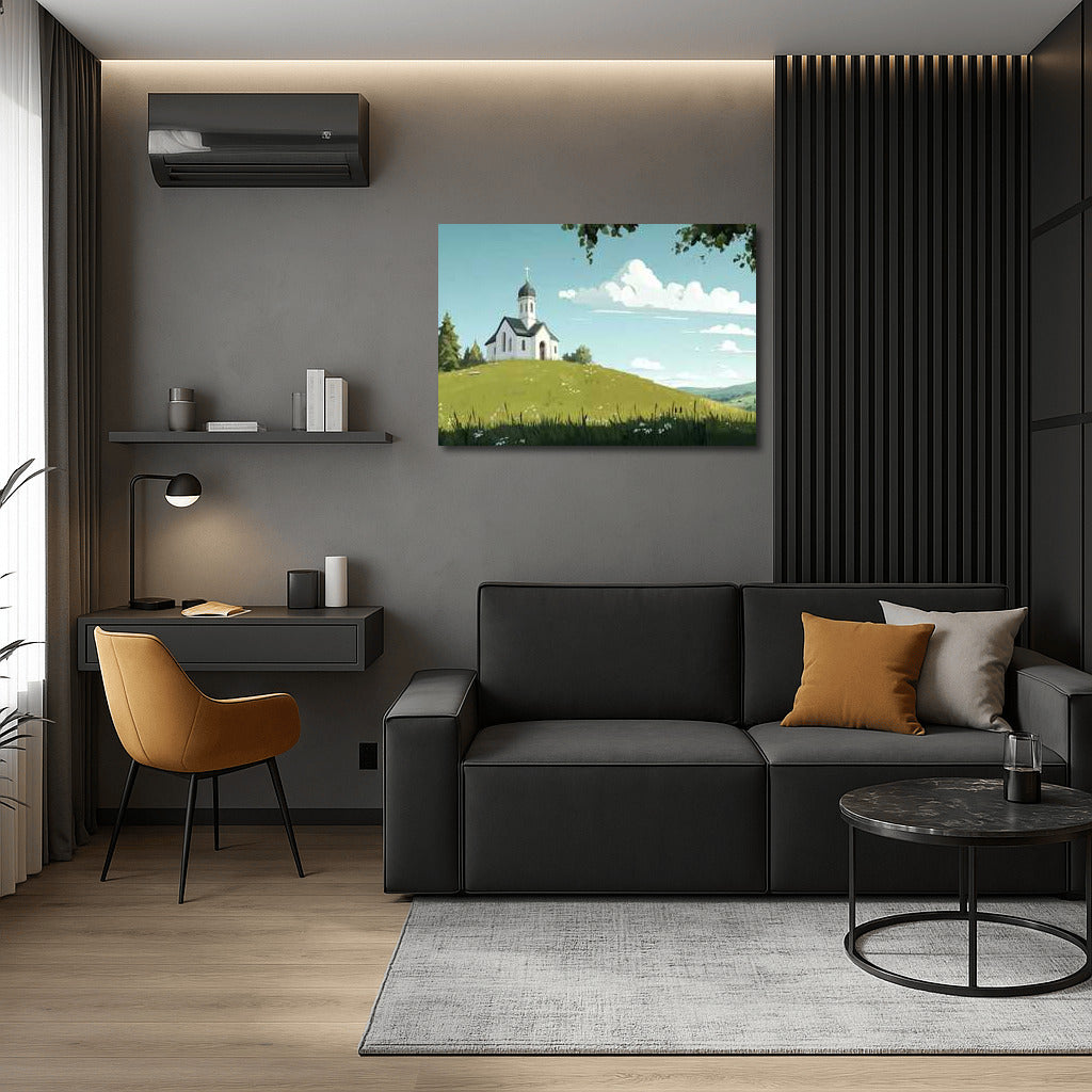 Cartoon Church: Comfort and Tranquility