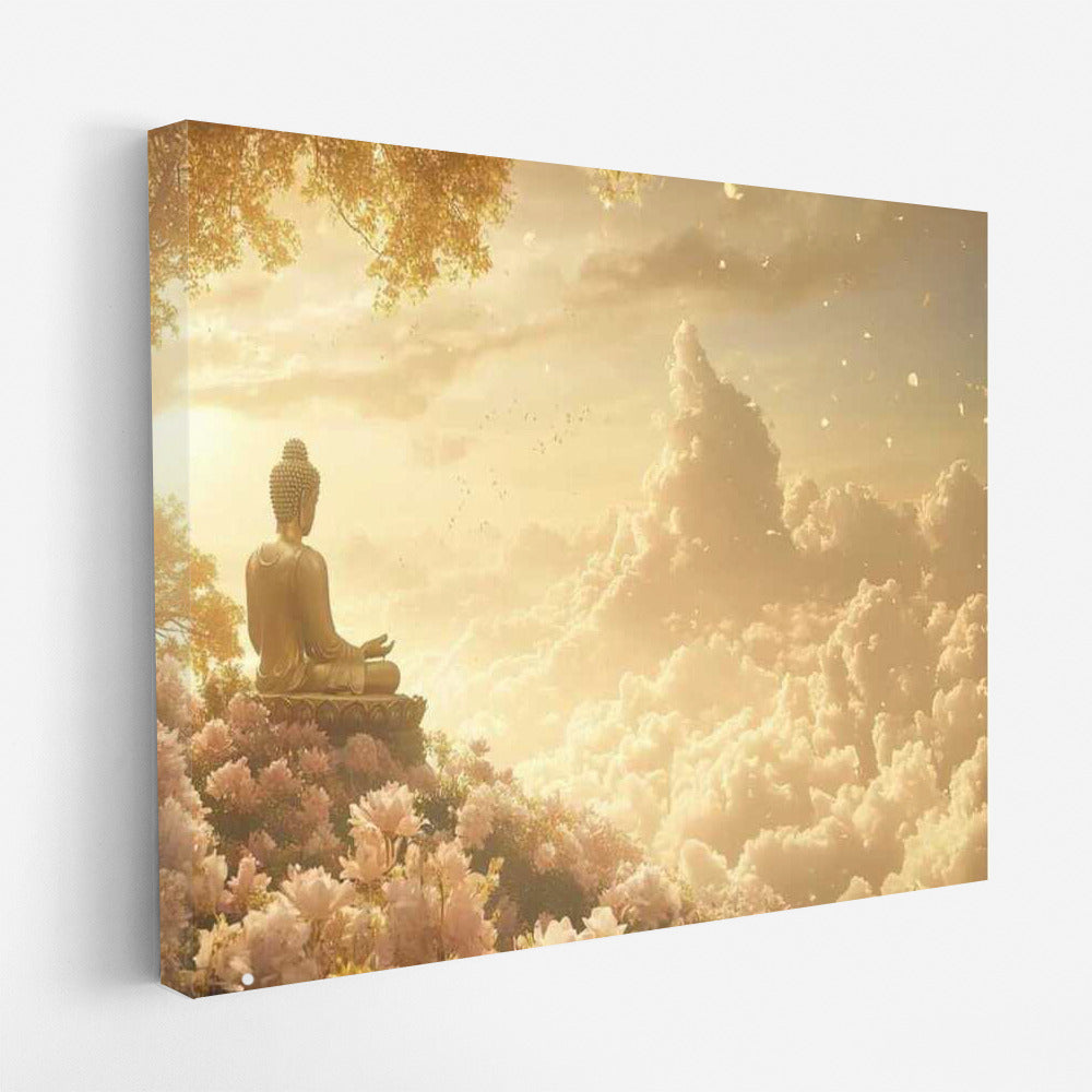 Harmony of Heaven and Flowers: Meditative Peace