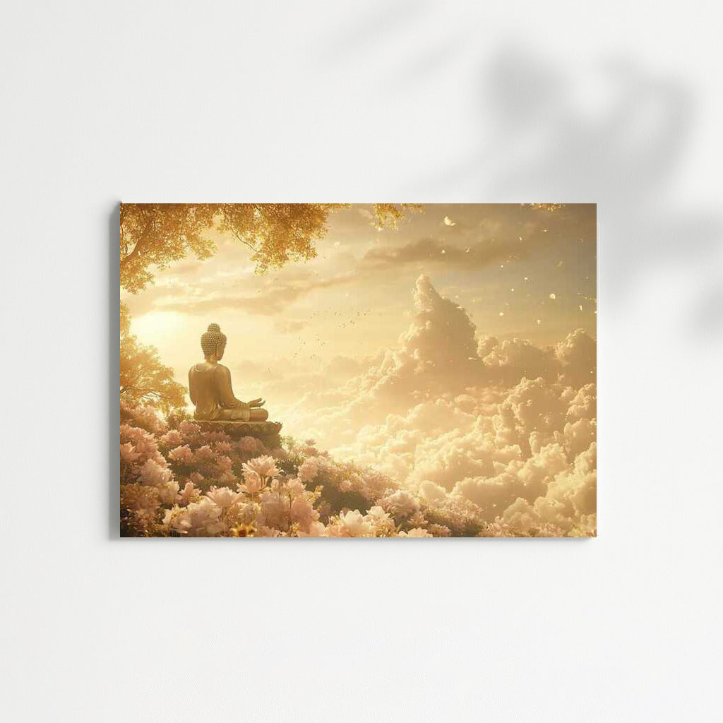 Harmony of Heaven and Flowers: Meditative Peace
