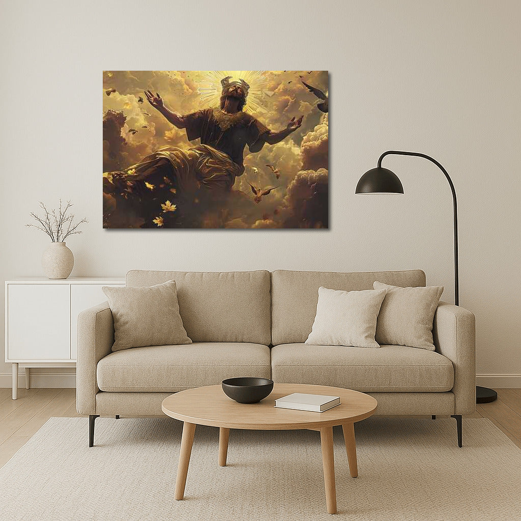 Heavenly Inspiration: Jesus Christ Scene