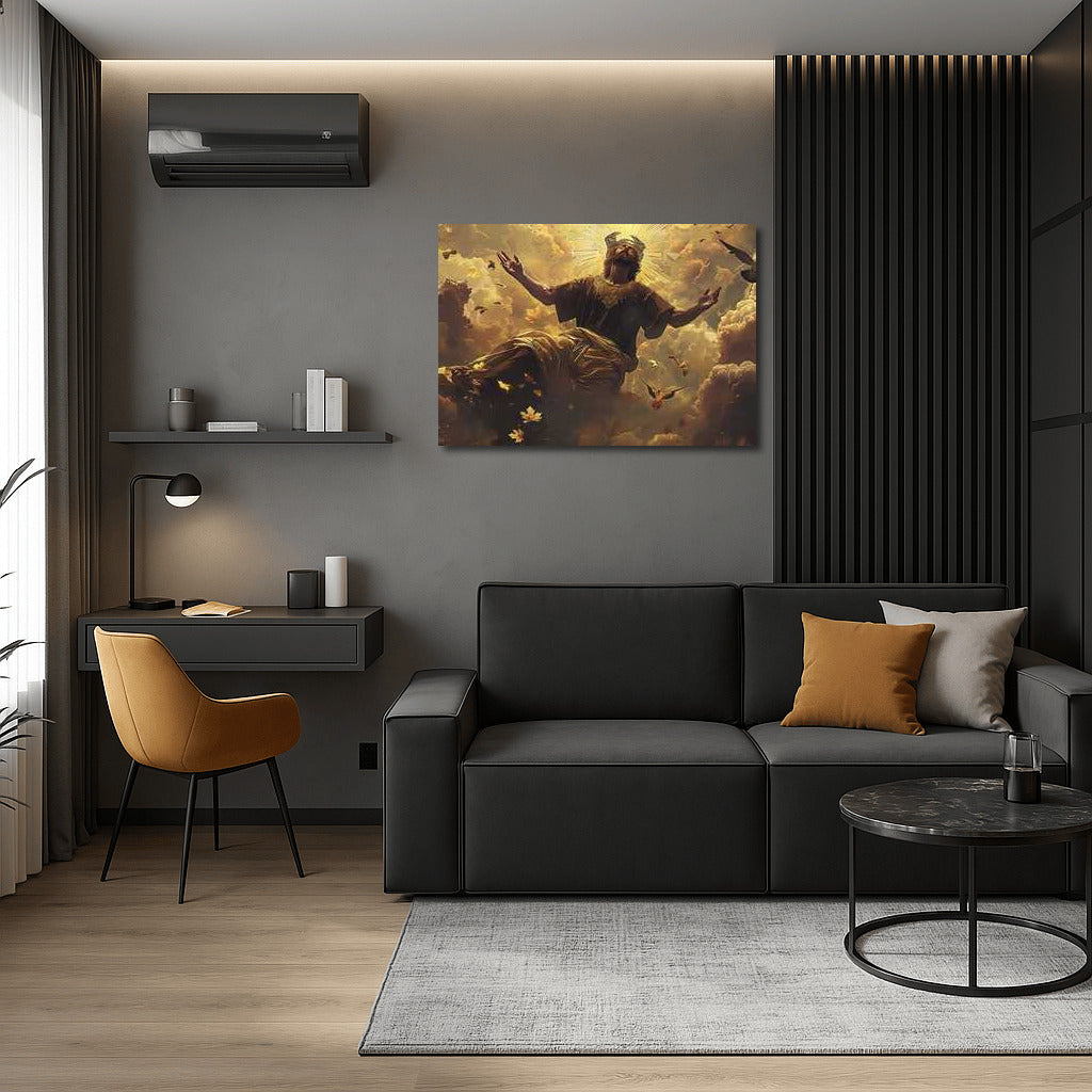 Heavenly Inspiration: Jesus Christ Scene