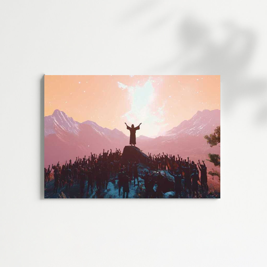 Jesus Christ: Unity at Sunset
