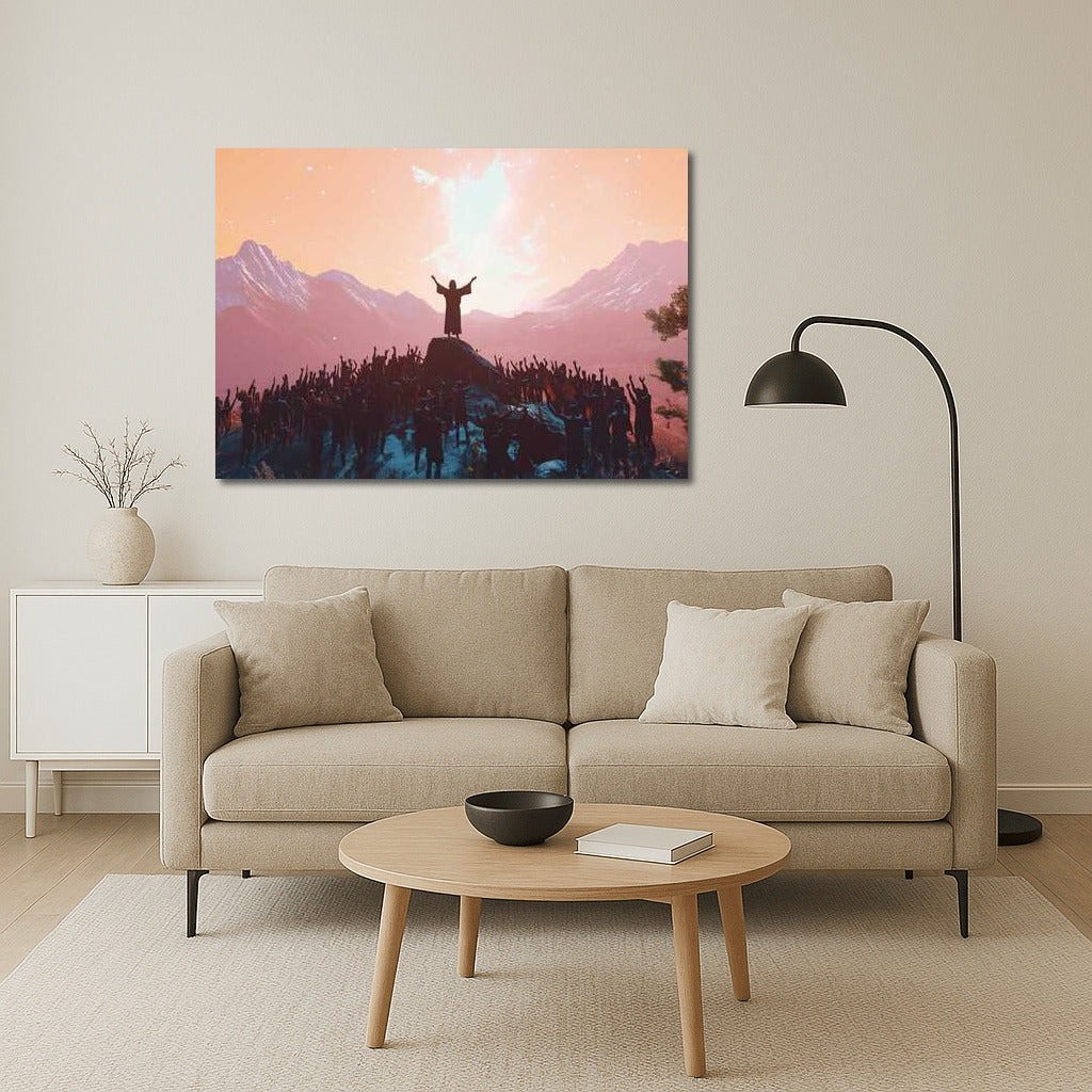 Jesus Christ: Unity at Sunset