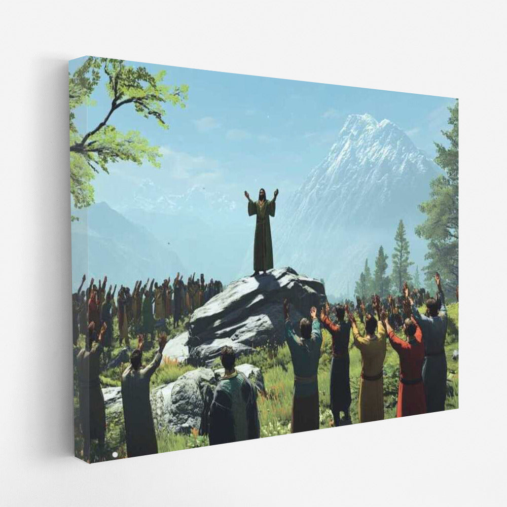Jesus Christ: The Path to Spiritual Enlightenment Among the Mountains