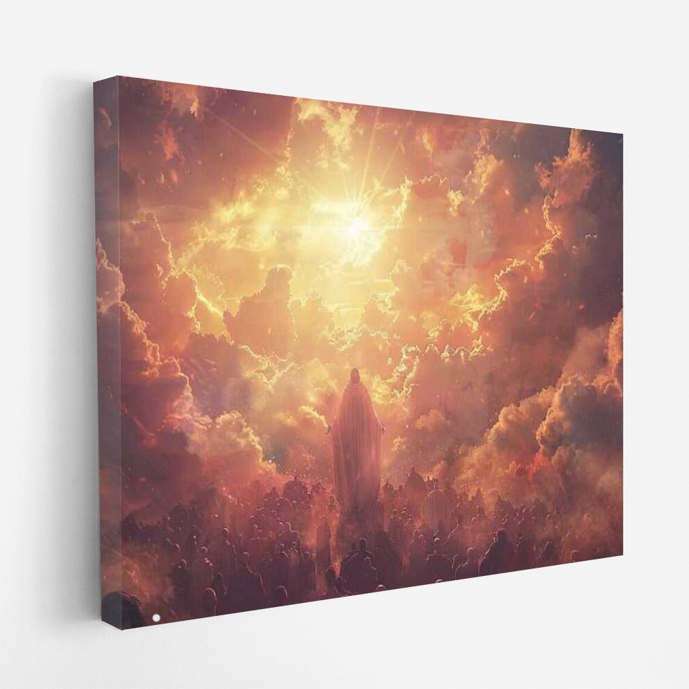 The Ascension of Jesus Christ Above the Clouds: Inspiration and Peace