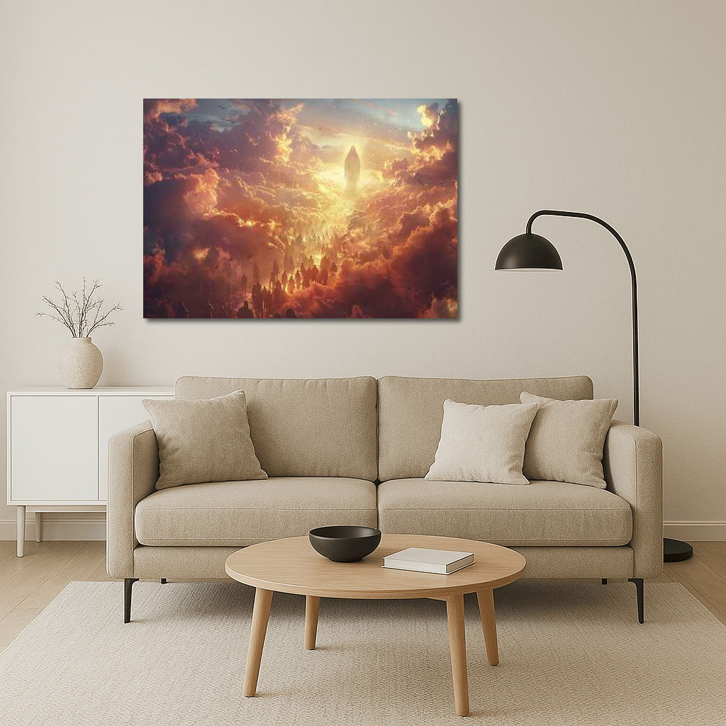 The Majesty of Jesus Christ on the Clouds: Inspiration and Peace