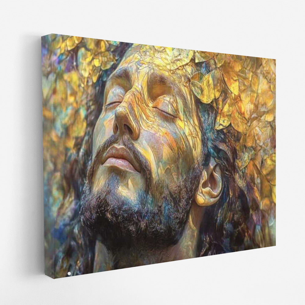 Jesus in the Garden: Divine Harmony of Nature and Light
