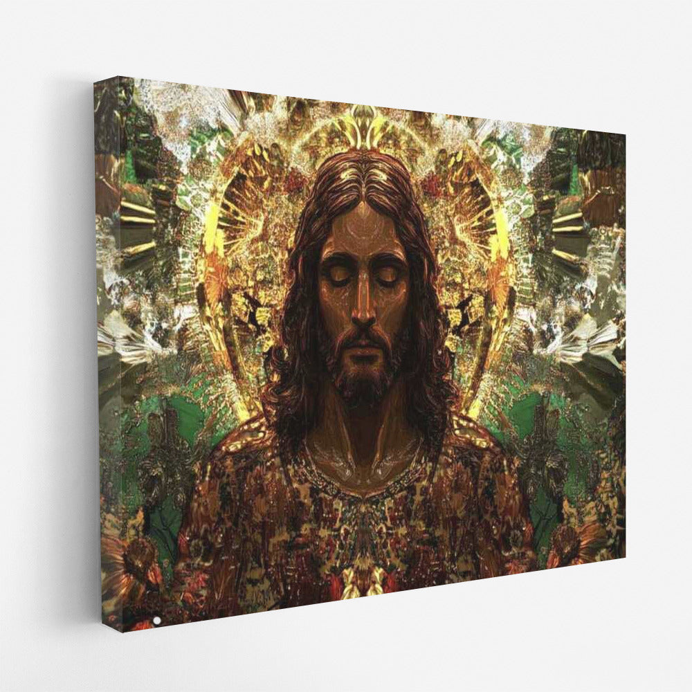 Jesus in the Golden Garden of Light and Peace