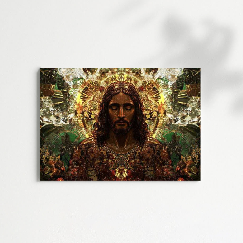 Jesus in the Golden Garden of Light and Peace