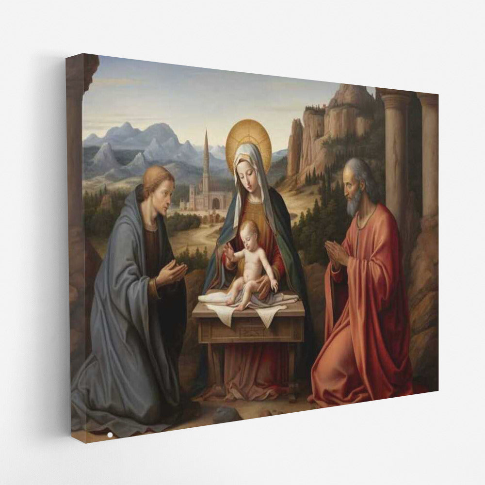 Virgin Mary: Oily Majesty and Spiritual Tranquility
