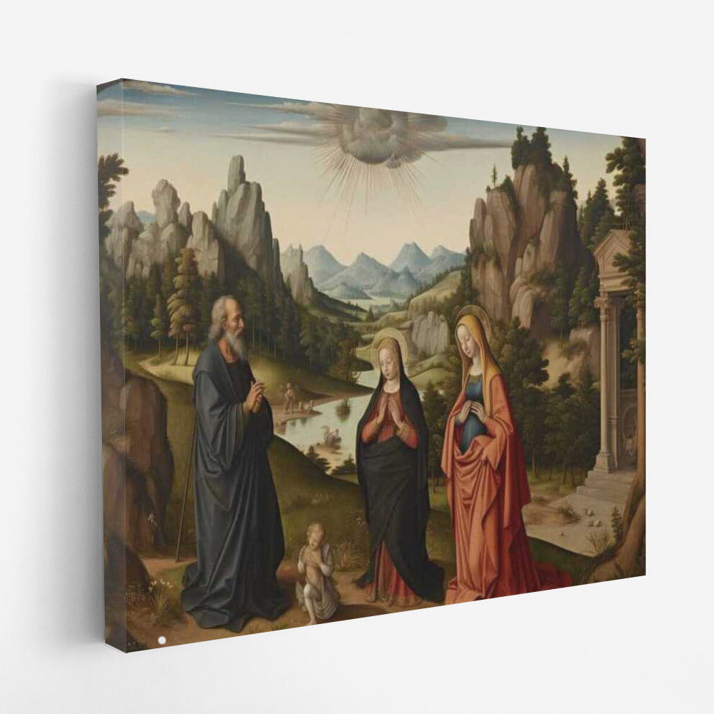 Holy Virgin Mary: Harmony of Nature and Spirit in Oil