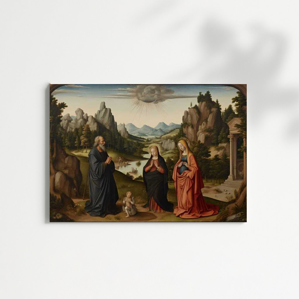 Holy Virgin Mary: Harmony of Nature and Spirit in Oil