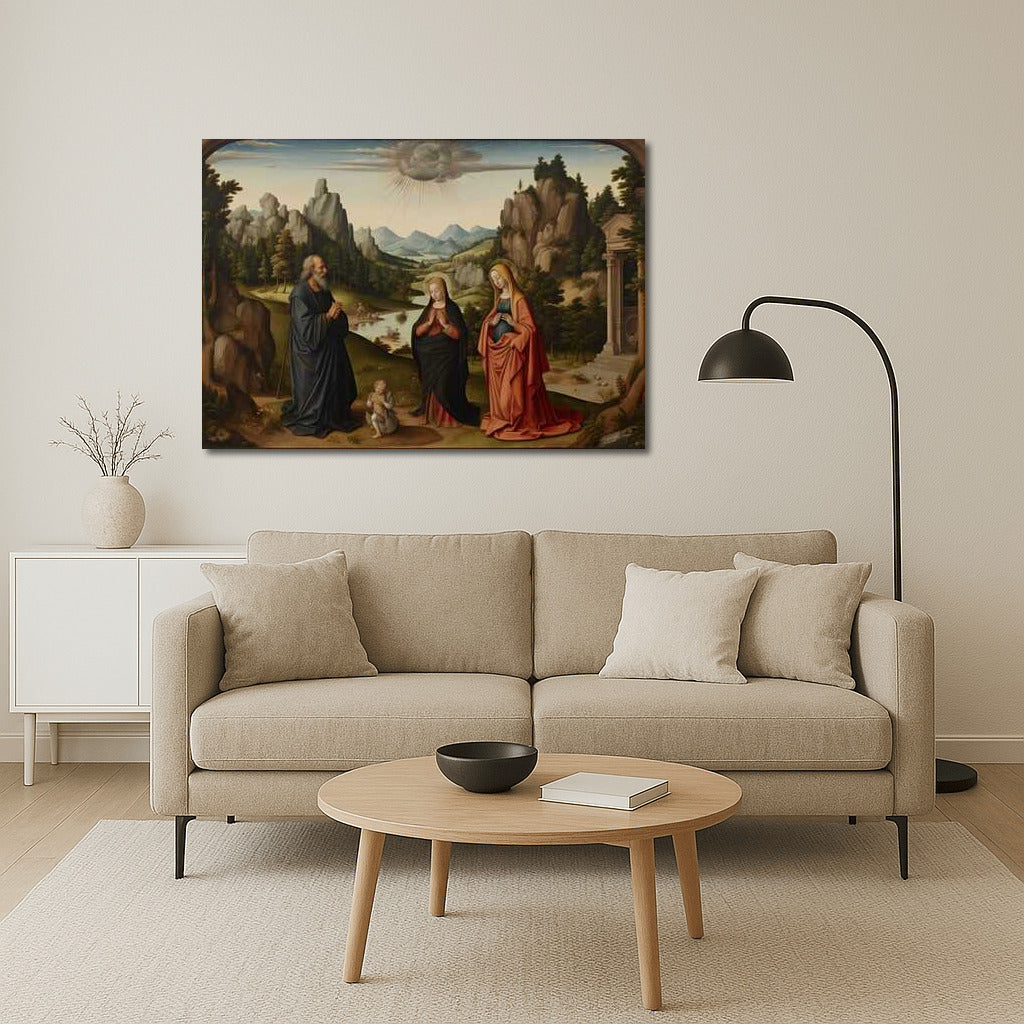 Holy Virgin Mary: Harmony of Nature and Spirit in Oil