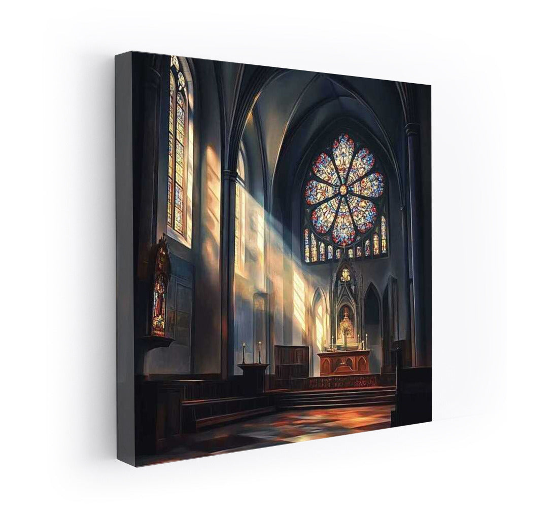 Stained Glass Windows of the Gothic Church: Light and Spirituality