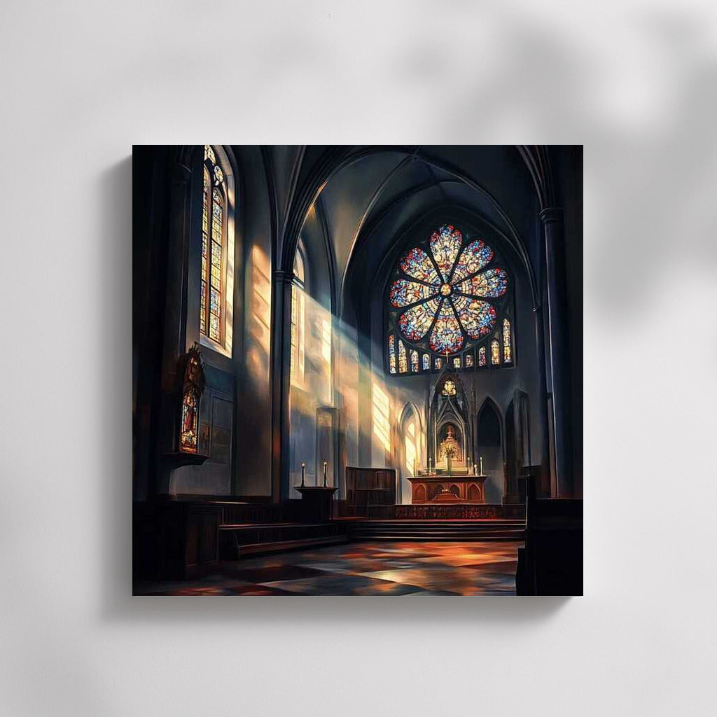 Stained Glass Windows of the Gothic Church: Light and Spirituality