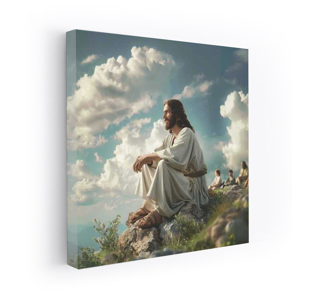 Jesus on the Rock in Heaven: Sincerity and Peace