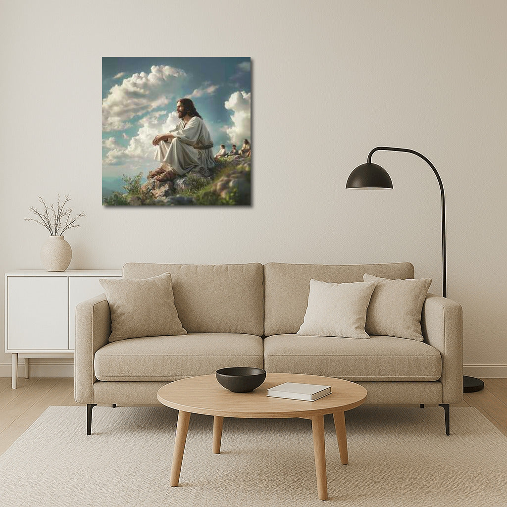 Jesus on the Rock in Heaven: Sincerity and Peace