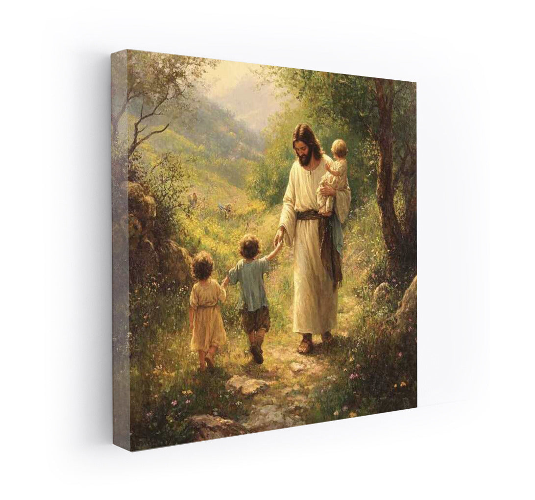 Jesus and the Children: The Bright Path of the Morning Garden